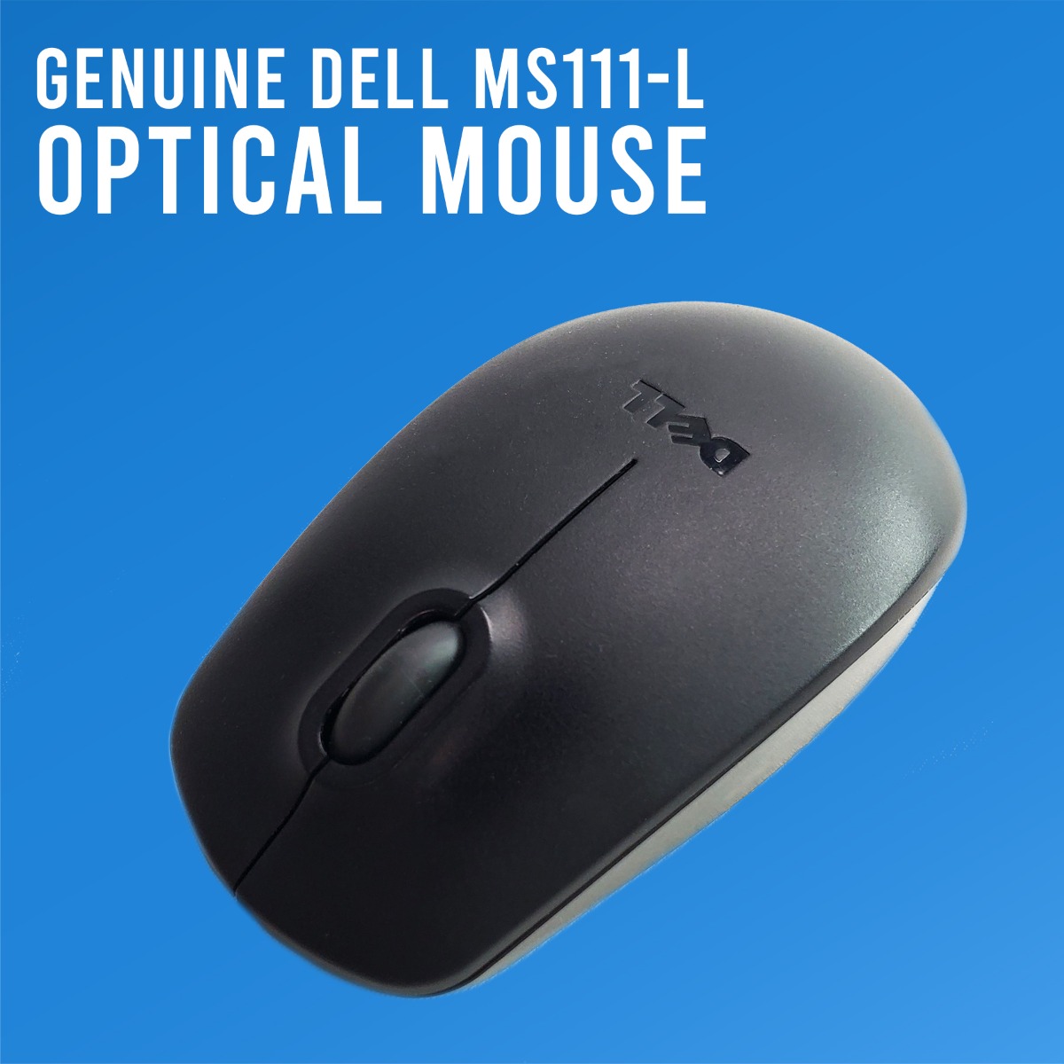 Dell Genuine Usb Wired Mouse MS111-L Optical 3 Button Scroll Wheel