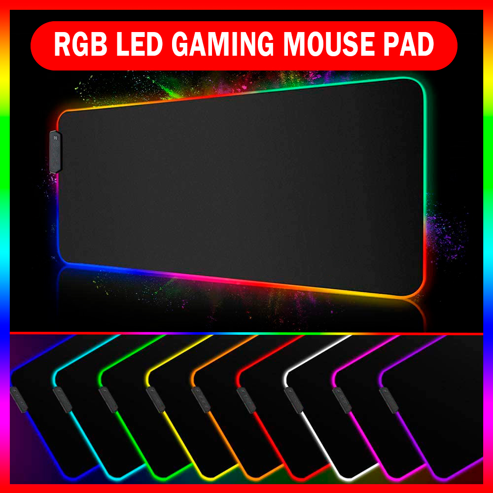 RGB Gaming Mouse Pad Large Mouse Pad Gamer XXL Led Computer