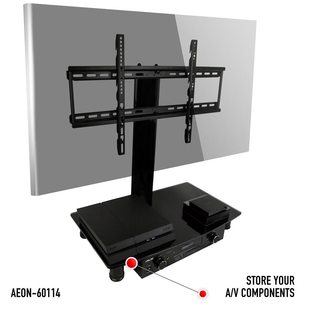 Universal TV Stand with Storage fits Samsung, Vizio, LG, Sony and