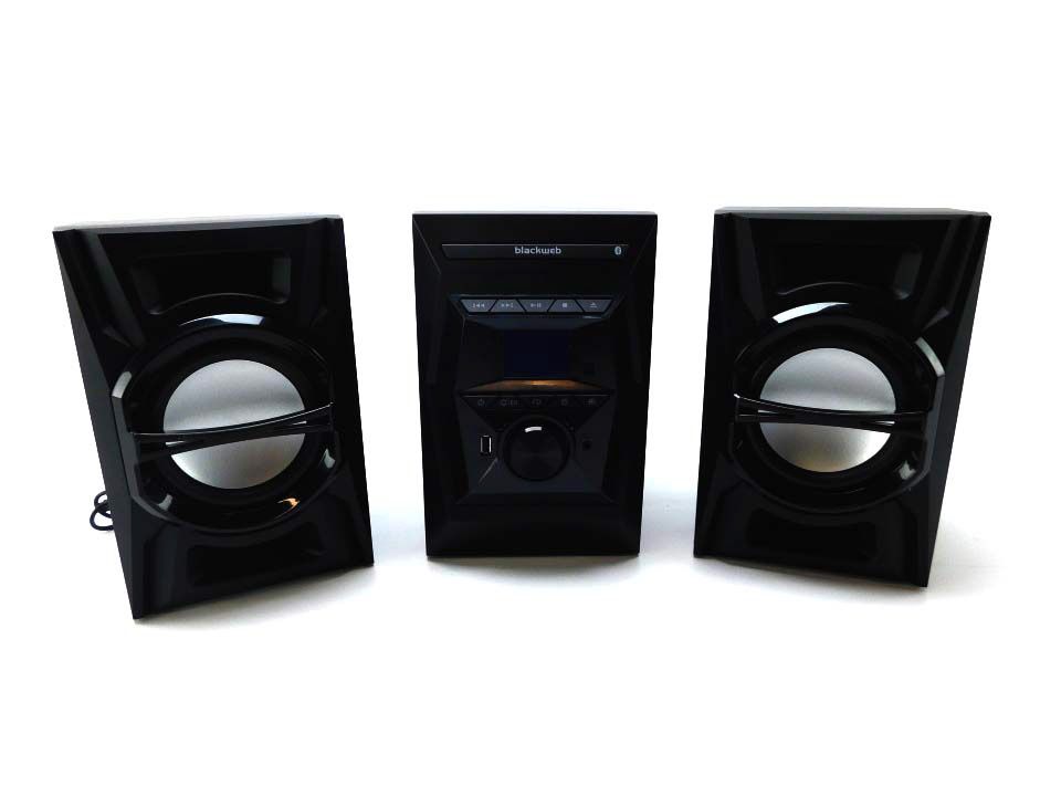 Fashion blackweb bluetooth cd stereo system