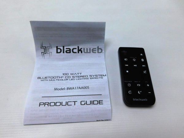 Blackweb 100 sales watt bluetooth stereo