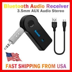 Bluetooth Receiver AUX 3.5mm Adapter Music Receiver For Speaker Wired Headphones