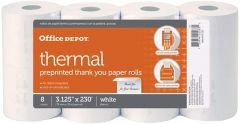 Office Depot Thermal Thank You Paper Rolls (3 1/8 in x 230 ft)