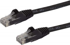 StarTech.com 8ft CAT6 Ethernet Cable - Black CAT 6 Gigabit Ethernet Wire
