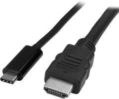 StarTech.com USB C to HDMI Cable - 3 ft / 1m - USB-C to HDMI 4K 30Hz