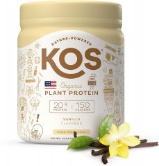 KOS Vegan Plant Based Keto Protein Powder Vanilla Gluten Dairy Free 10 Servings