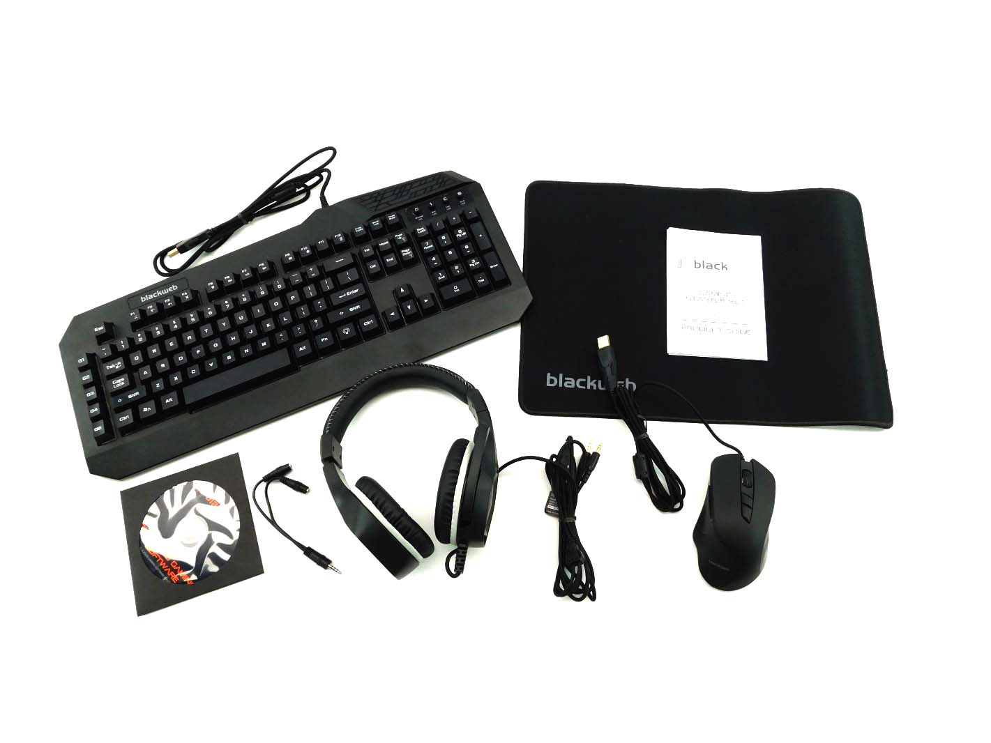 Blackweb gaming keyboard and mouse