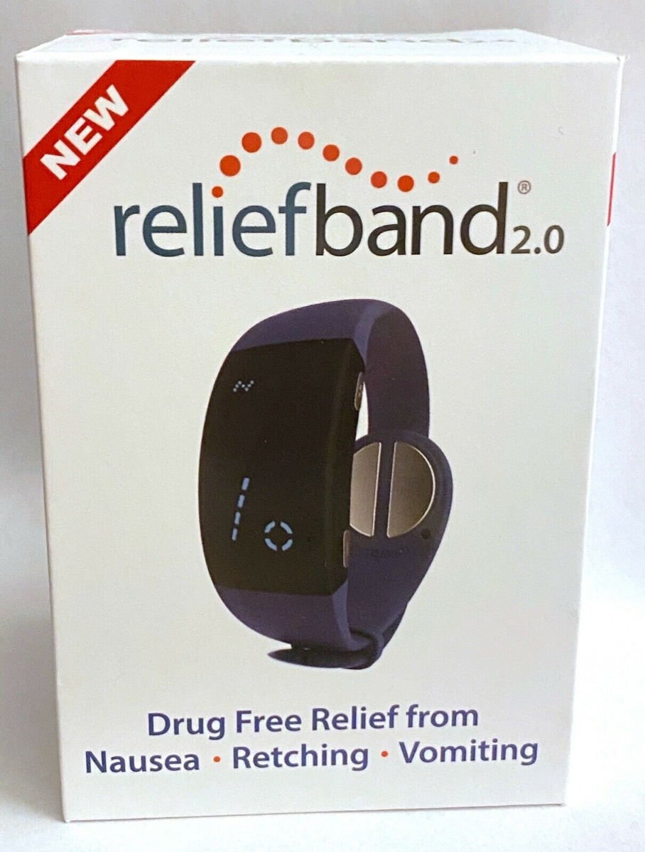 Reliefband 2.0 Motion Sickness Device DrugFree Nausea Relief Band